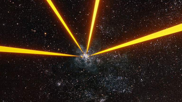 Laser verso la Nebulosa Tarantola: ecco perché gli astronomi li sparano nel cielo - laser Nebulosa Tarantola