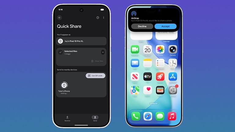 Quick Share su iPhone: Google abbatte il muro tra Android e iOS - Quick Share iPhone