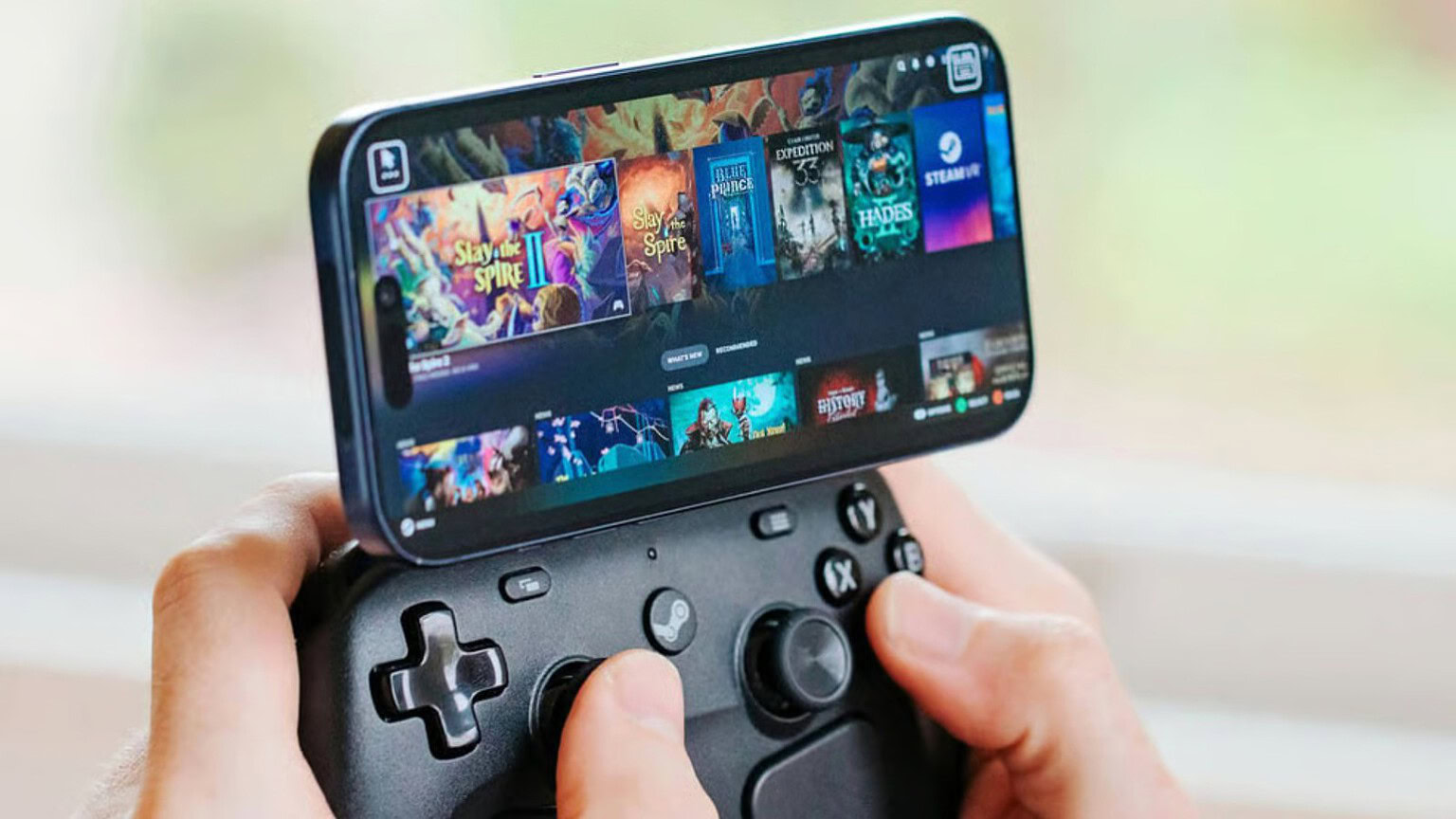 Steam Controller: già pronto un accessorio per montare lo smartphone - Steam Controller accessorio smartphone