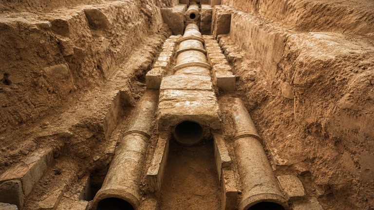 Pingliangtai: la rete di tubature cinese di 4.000 anni nasconde un segreto - tubature Pingliangtai
