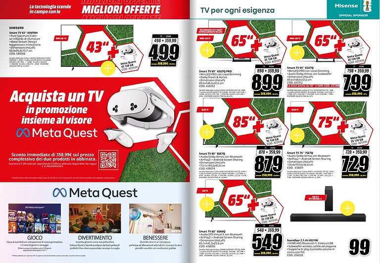 MediaWorld Meta Quest 3S - utilizzo MediaWorld Meta Quest 3S - utilizzo