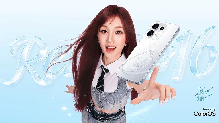 OPPO Reno16 in arrivo con scocca Holoverse 3D e display AMOLED a 120 Hz