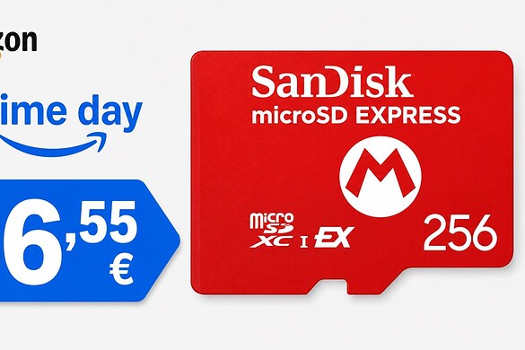 MicroSD SanDisk 256GB per Nintendo Switch 2 in offerta ai Prime Day