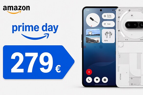 Nothing Phone (3a) al minimo storico su Amazon: -20% ai Prime Day