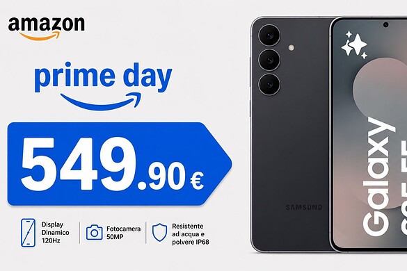 Samsung Galaxy S25 FE crolla di prezzo su Amazon: sconto del 34%