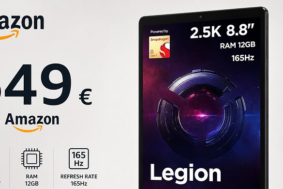 Lenovo Legion Tab Gen 3 al minimo storico su Amazon: oltre 200€ di sconto