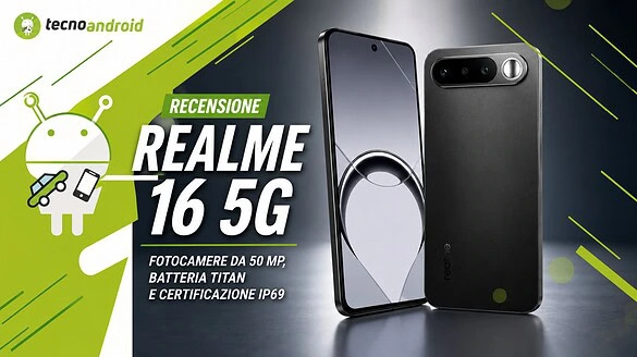 Realme 16 5G: fotocamere da 50 MP, batteria Titan e certificazione IP69