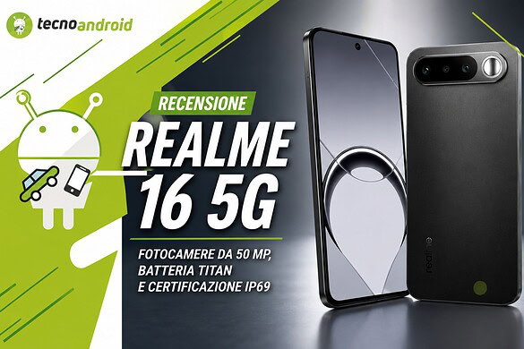 Realme 16 5G: fotocamere da 50 MP, batteria Titan e certificazione IP69