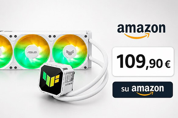 ASUS TUF LC III, raffreddamento a liquido su Amazon in promo
