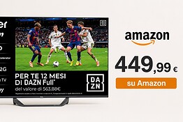 Smart TV Haier QLED 4K con Google TV da 65″ sotto i 500€ su Amazon con DAZN incluso