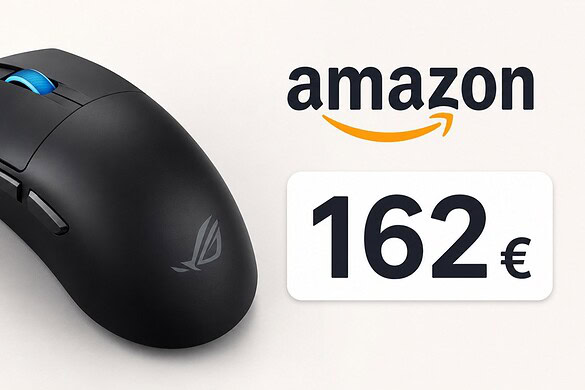 ASUS ROG Harpe II Ace in offerta: il mouse è in promo con cashback su Amazon