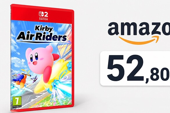 Kirby Air Riders in offerta su Amazon: sconto del 31% per Switch 2