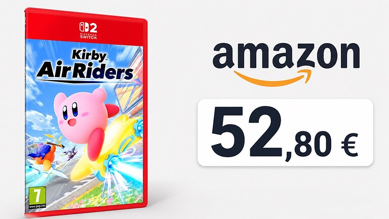 Kirby Air Riders in offerta su Amazon: sconto del 31% per Switch 2