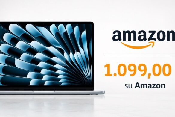 MacBook Air M5 al prezzo più basso di sempre su Amazon: 16GB e 512GB