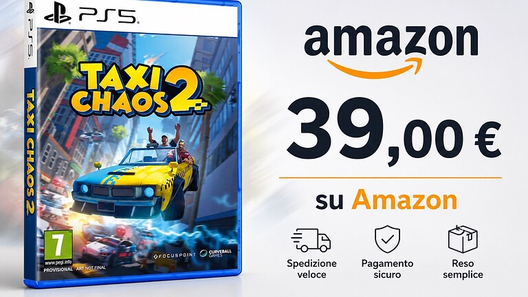 PS5, il gioco erede di Crazy Taxi è già disponibile su Amazon