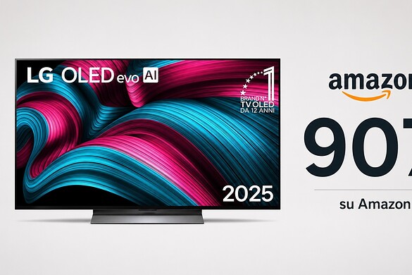 LG OLED evo AI a 907 euro: la smart TV 4K sotto i 1000 euro su Amazon
