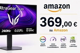 LG UltraGear OLED 27GX704A: monitor gaming 240Hz sotto i 370€