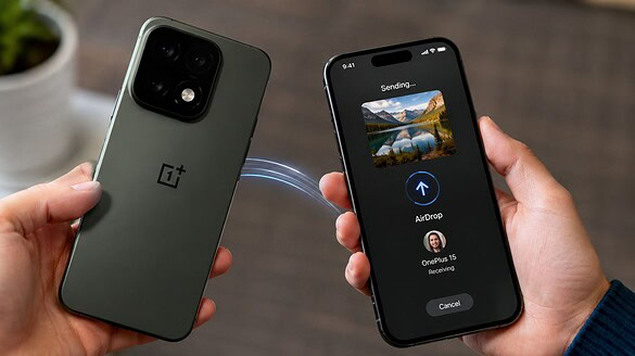 OnePlus 15 si apre ad AirDrop: cade il muro tra Android e Apple