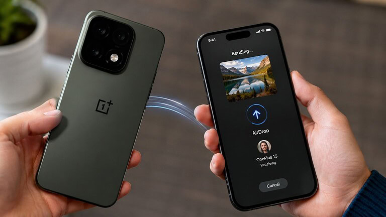 OnePlus 15 si apre ad AirDrop: cade il muro tra Android e Apple