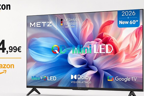 Smart TV Metz QD-MiniLED da 60″ a meno di 500€: è il minimo storico