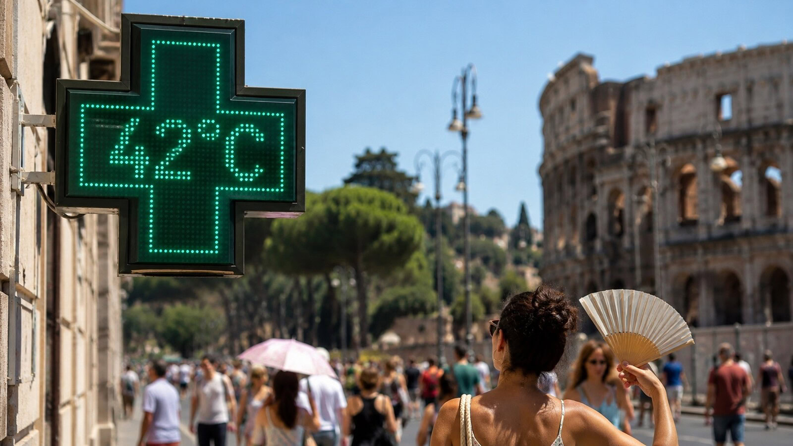 Ondata di calore record in Europa: l'Italia ha 15 città da bollino rosso