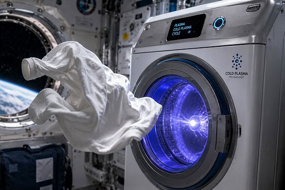 Bucato nello spazio: sarò possibile farlo con il plasma freddo