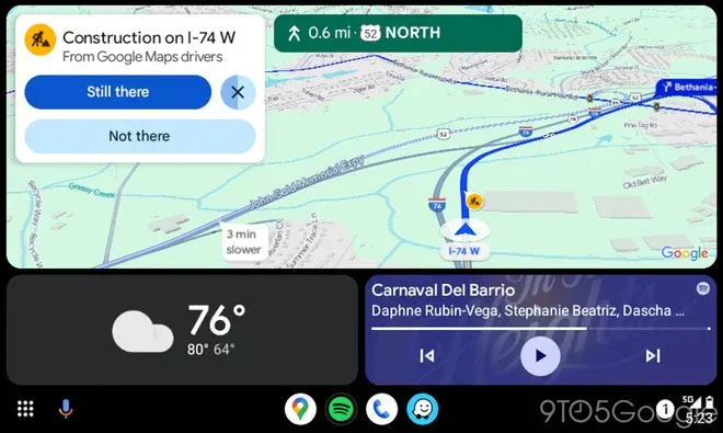 Google Maps Android Auto
