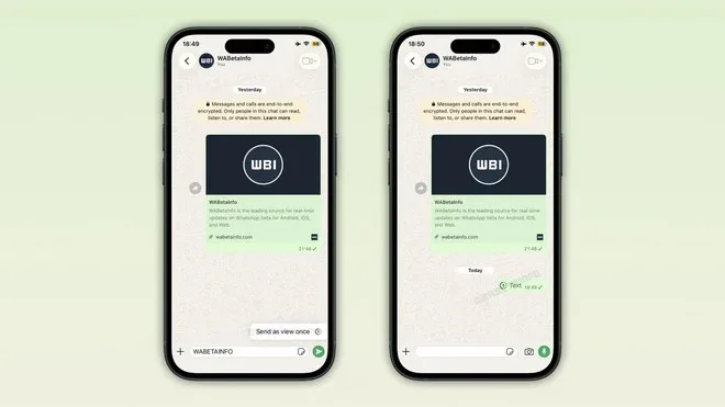 WhatsApp testa i messaggi di testo usa e getta che spariscono dopo la lettura