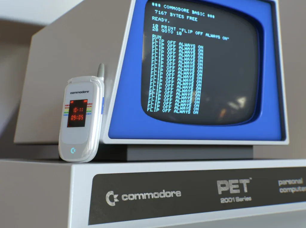 Commodore Callback 8020: il flip phone anti-stress senza social né feed