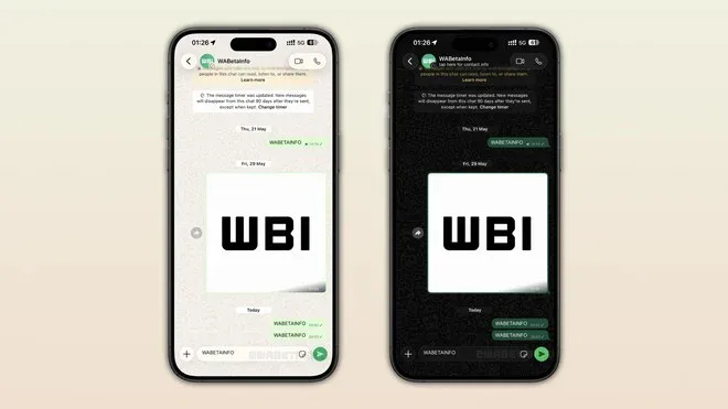 WhatsApp Liquid Glass Apple