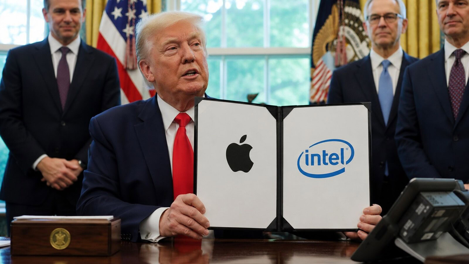 Apple e Intel insieme per i chip negli USA? Trump annuncia l'intesa