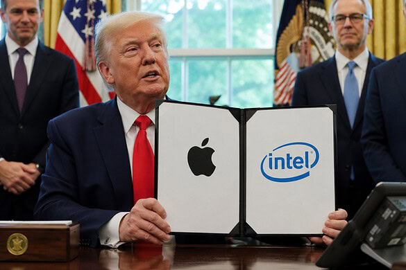 Apple e Intel insieme per i chip negli USA? Trump annuncia l’intesa