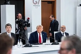 G7: i leader al tavolo con i grandi dell’AI, ci sono Altman, Amodei e Hassabis