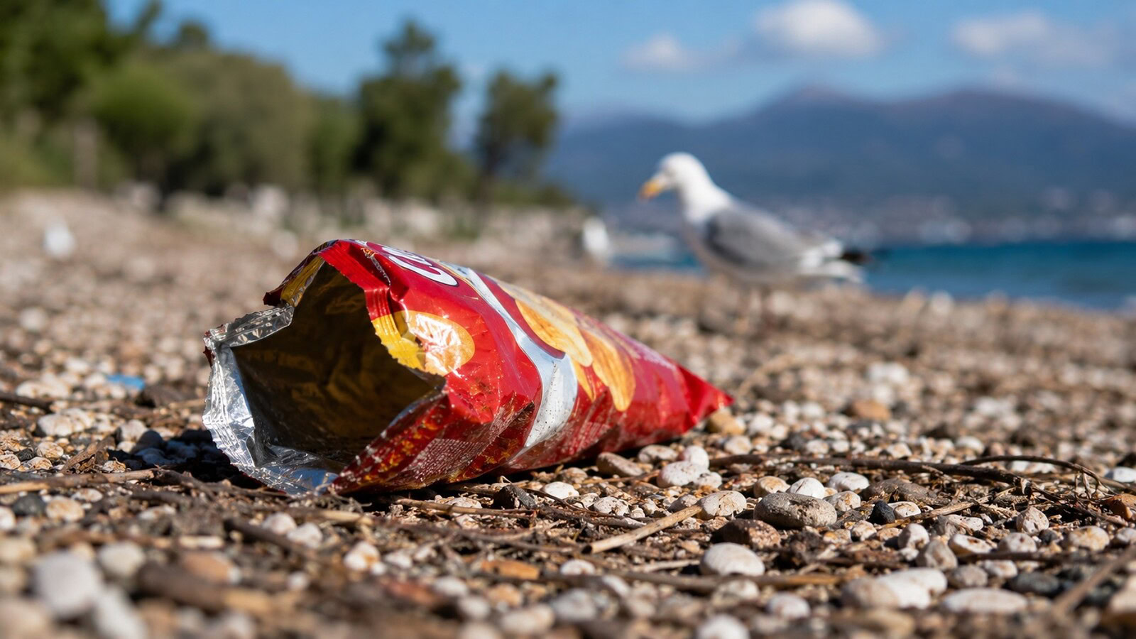 Ecosistema intero minacciato da... una busta di patatine caduta a terra