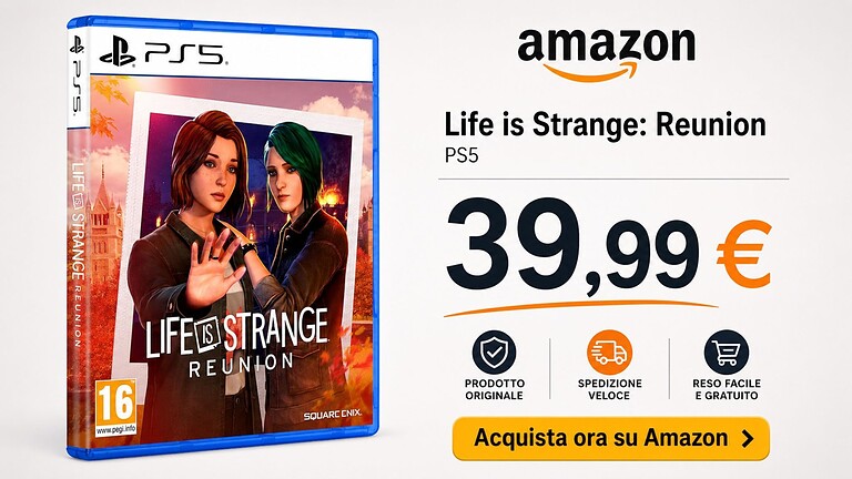 Life is Strange: Reunion in sconto su Amazon, minimo storico per PS5
