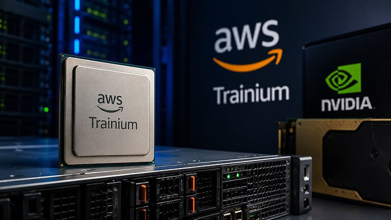 Amazon sfida NVIDIA sui chip AI: Trainium pronti alla vendita diretta