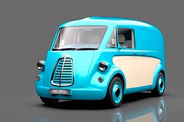 Morris JE, il furgone elettrico anni ’50 con un cuore tecnologico moderno