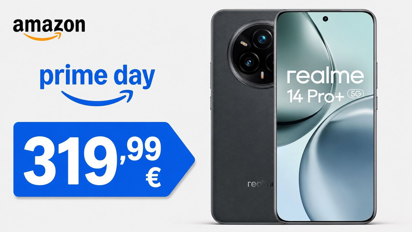 realme 14 Pro+ in offerta al Prime Day: prezzo sotto i 320 euro