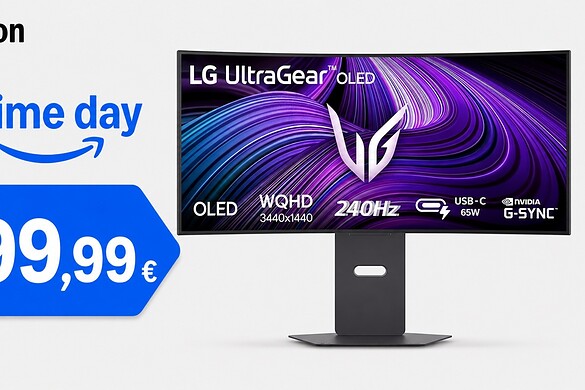 LG UltraGear OLED al minimo storico: sconto di 200 euro per i Prime Day