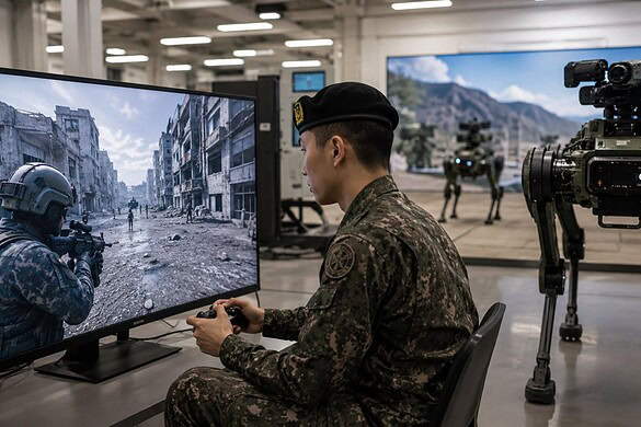 Robot militari coreani addestrati nei videogiochi: il progetto di Hyundai