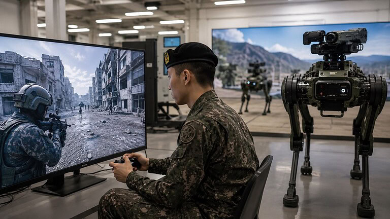 Robot militari coreani addestrati nei videogiochi: il progetto di Hyundai