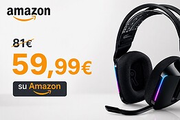 Logitech G733 in offerta su Amazon: cuffie gaming wireless al 52% di sconto
