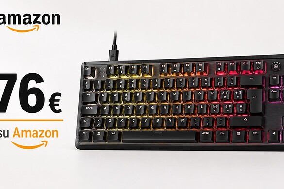 Tastiera Corsair K70 in sconto del 24% su Amazon: meccanica top a 76€