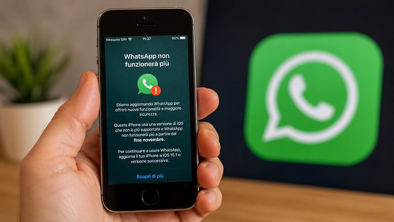 WhatsApp: questi iPhone da novembre non potranno più usare l'app