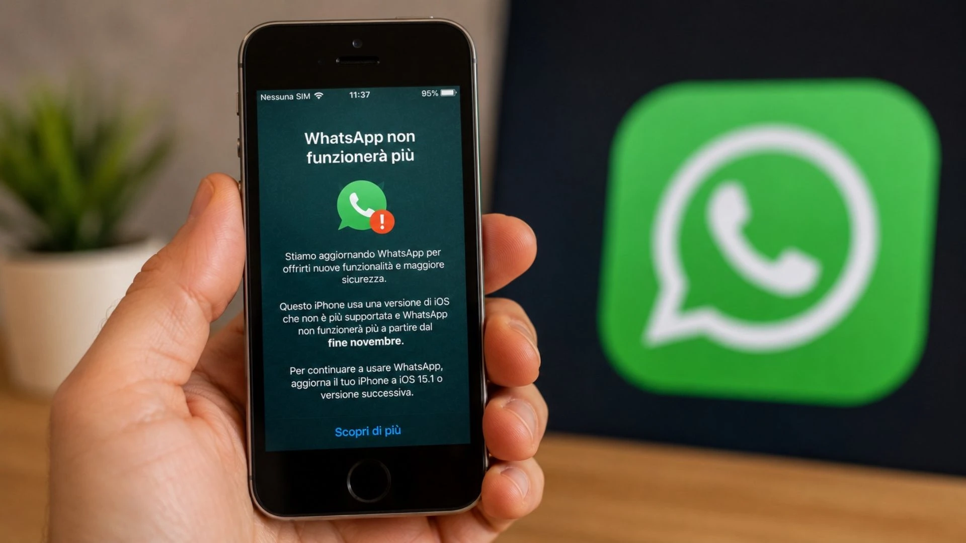 WhatsApp: questi iPhone da novembre non potranno più usare l'app