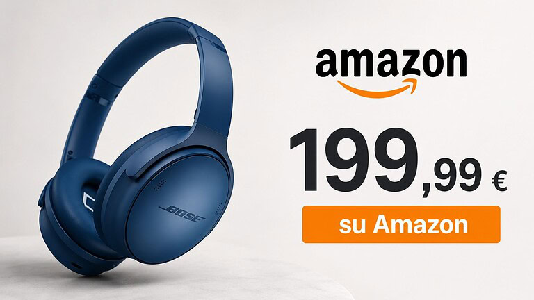 Cuffie Bose QuietComfort al prezzo più basso di sempre su Amazon