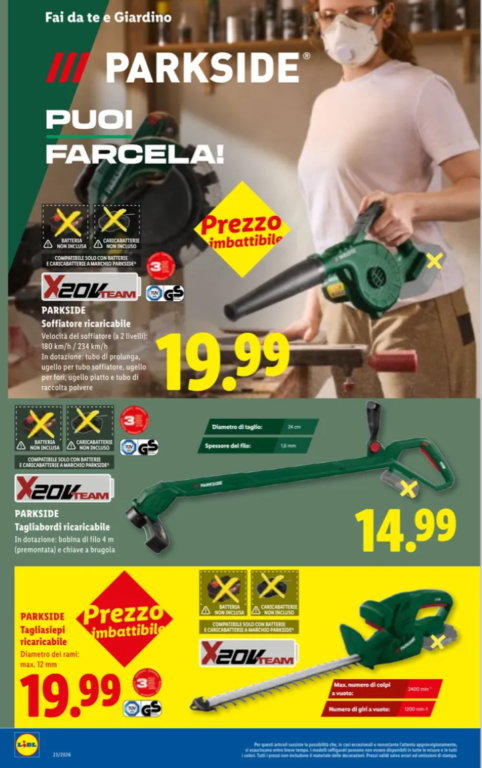 Lidl Parkside, Idropulitrice A Meno Di 50 Euro E Tante Offerte Da Giugno