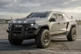 Rezvani Fortress, il pick-up corazzato con gas e visione notturna