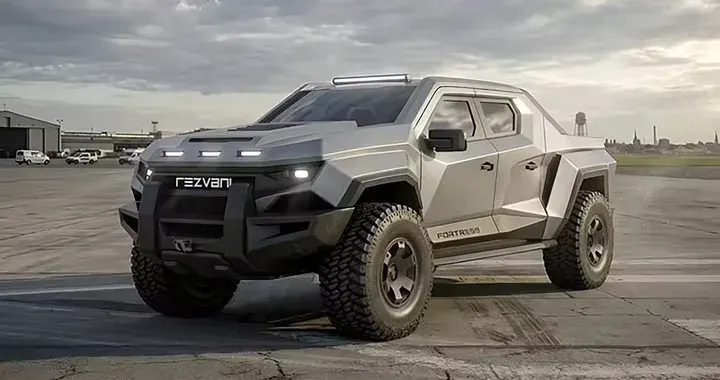 Rezvani Fortress, Il Pick Up Corazzato Con Gas E Visione Notturna
