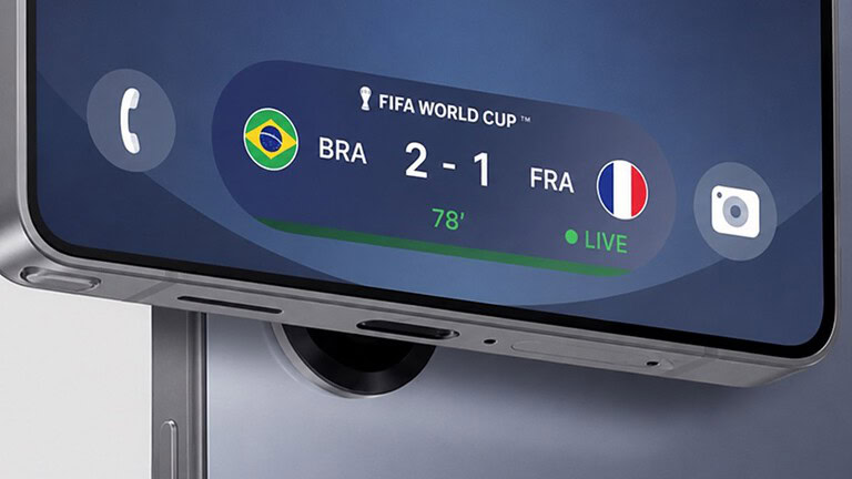 Samsung Galaxy porta i gol del Mondiale 2026 su Always On Display